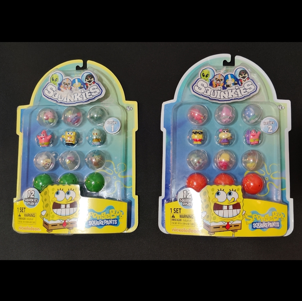 Squinkies SpongeBob Squarepants Series 1 & 2 Lot NIB